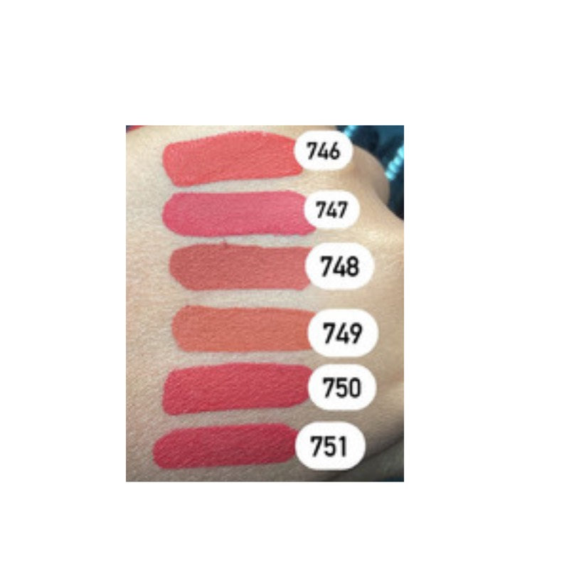 Labial Matte 746 al 751, Max Love