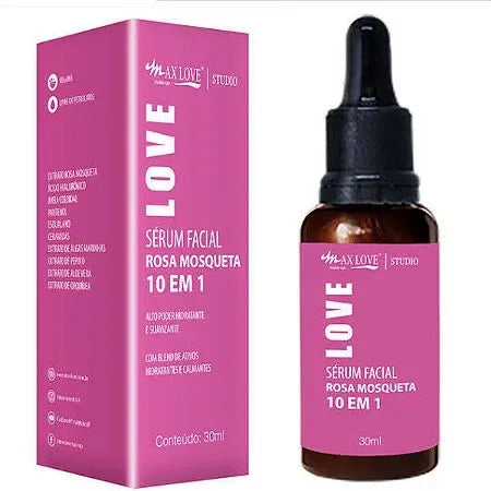 Serum 10 en 1 Rosa Mosqueta , Max Love