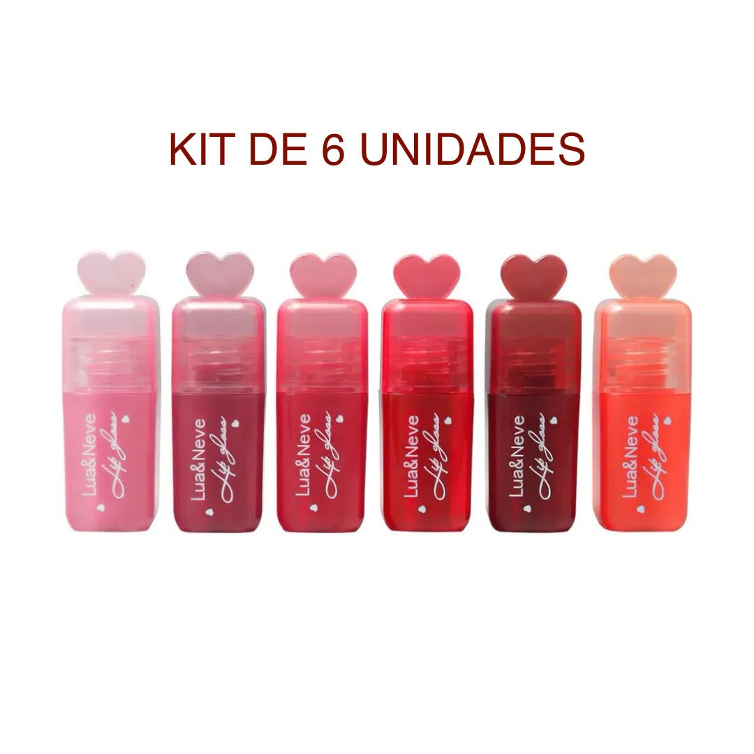 Kit 6 Uni Lip Gloss - Lua & Neve