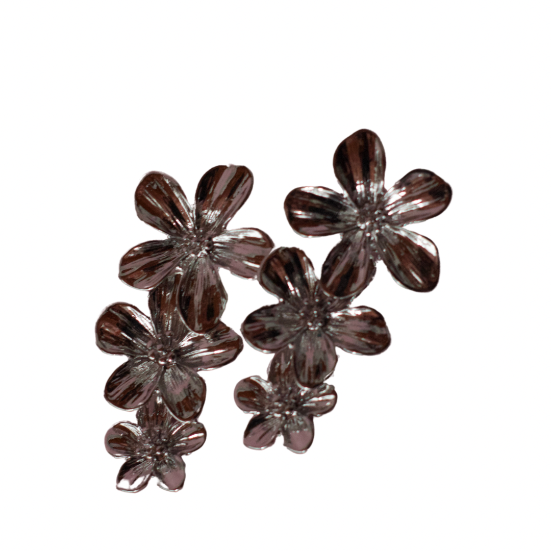 Caravana Flores Plateada