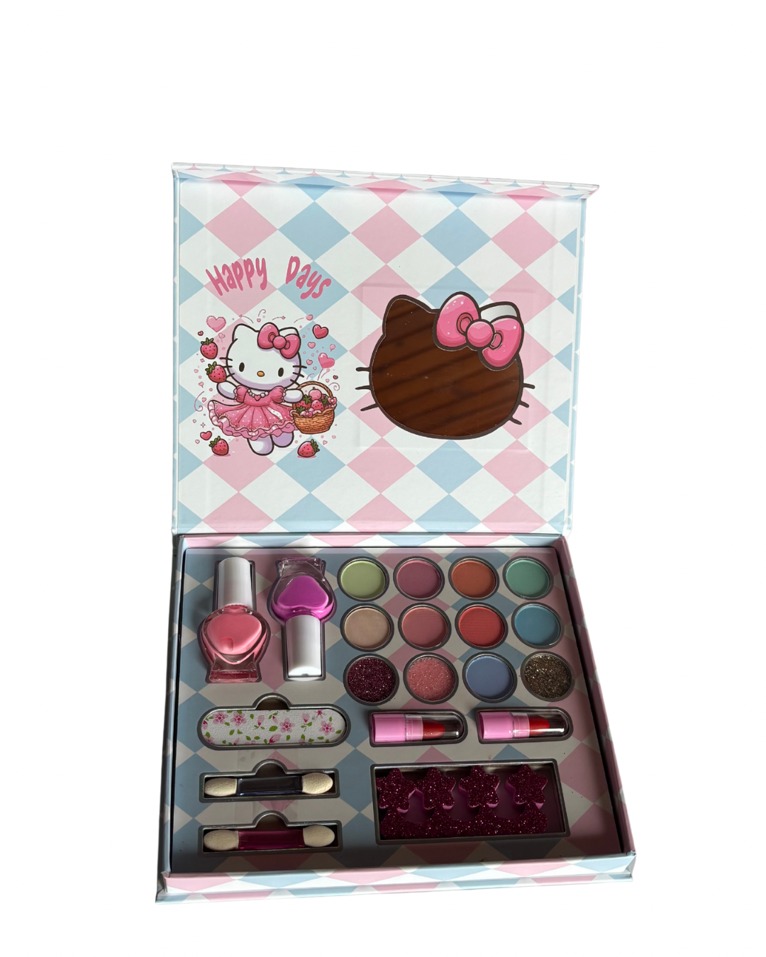 Kit de Sombras y accesorios infantil hello kitty