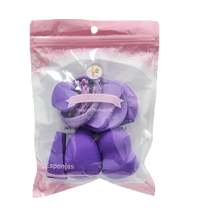 Kit con 7 esponjas y 2 Colitas - Ruby Anjo