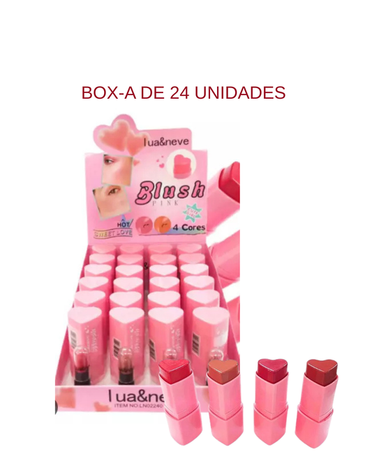 Box de 24 uni rubor corazón GA - Lua & Neve (Copia)