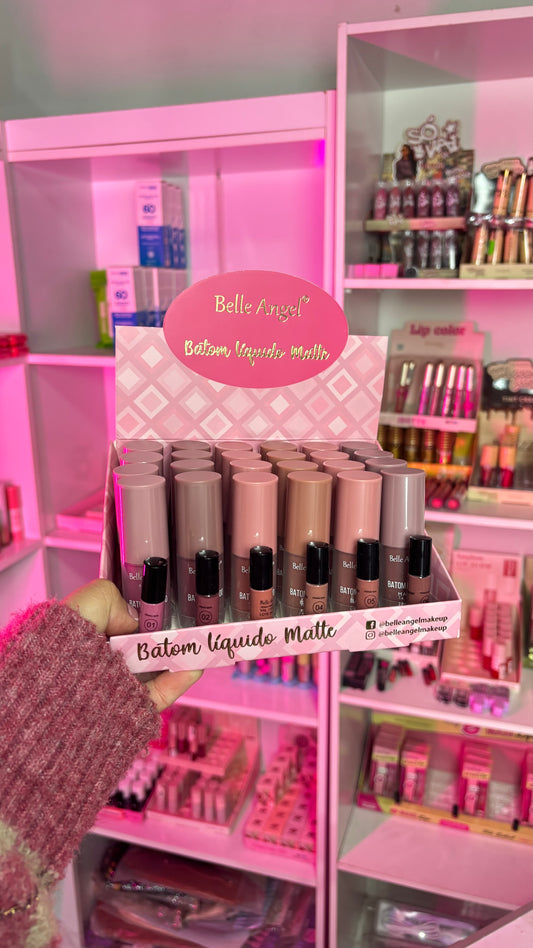 Box 24 Unidades Labial Matte- Bella Angel