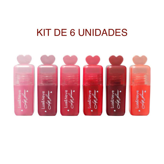 Kit 6 Uni Lip Gloss - Lua & Neve