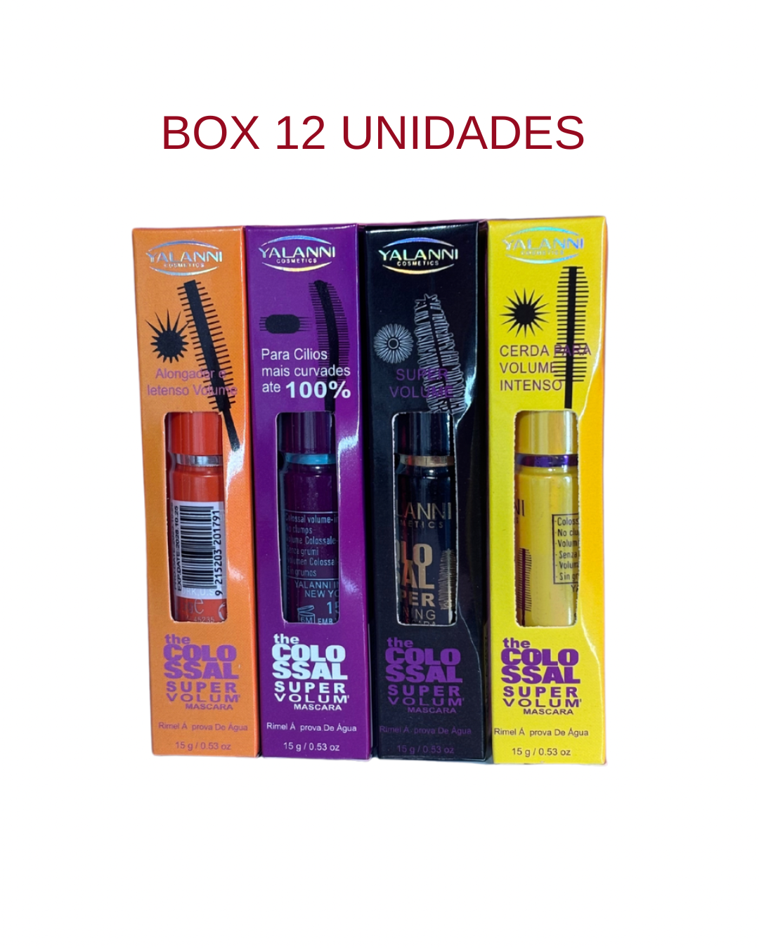 Box de 12 Unidades de Rímel