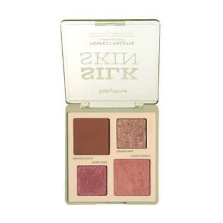 Paleta de contorno, iluminador y Rubor Silk Skin - Ruby Rose