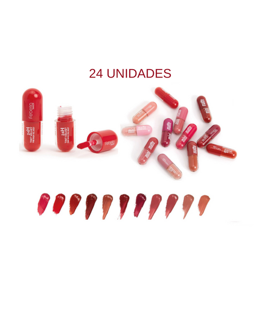 Kit de 24 Unidades mini Matte - Febella