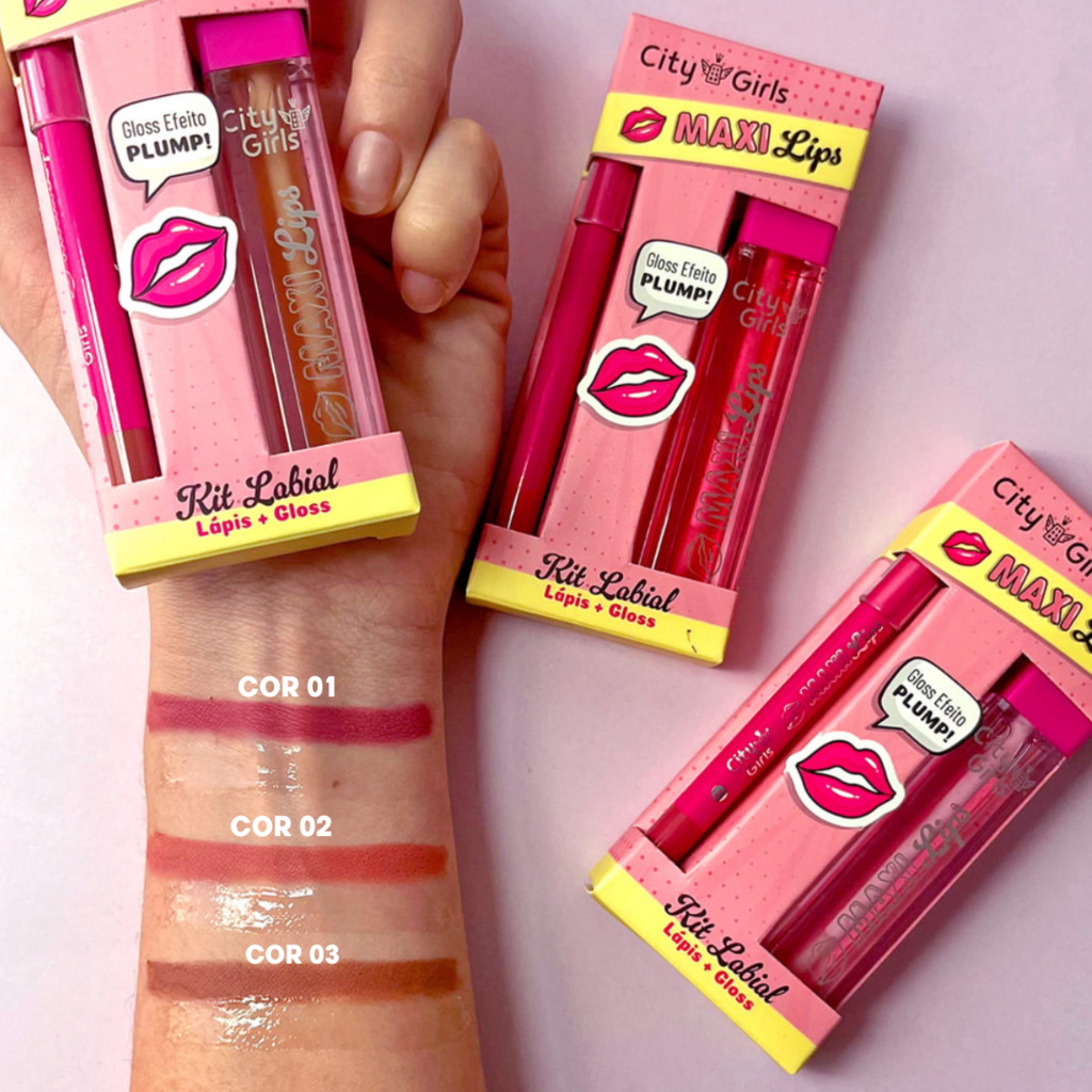 Combo Max Lips Plum - City Girl